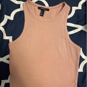 Cropped halter top tank